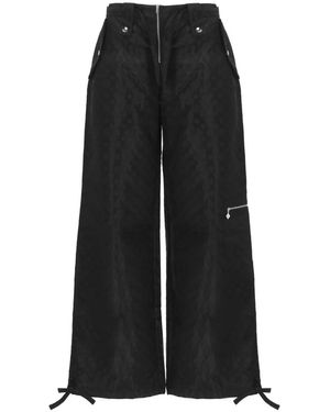 CASABLANCA Wide Trousers - Negro