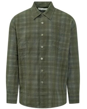 Our Legacy Overhemden ,Groen ,Katoen Borrowed Shirt