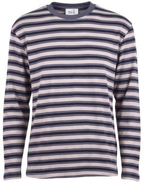 Niu Long Sleeve T-Shirts - Blue