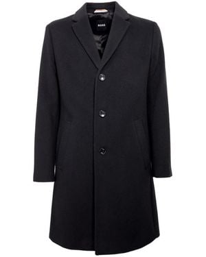 HUGO Single-Breasted Coats - Azul