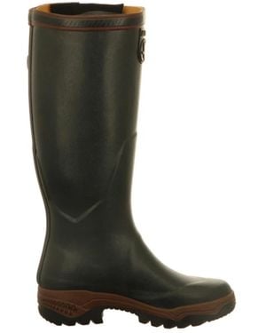 Aigle Schoenen ,Groen ,Leer Elegante Rubberen Laarzen Voor Vrouwen