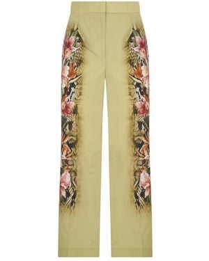 Alberta Ferretti Wide Trousers - Yellow