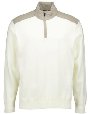 Paul & Shark V-Neck Knitwear - White