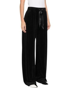 Marina Rinaldi Wide Trousers - Negro