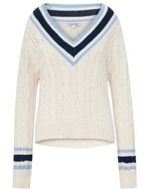 Veronica Beard V-Neck Knitwear - Blue