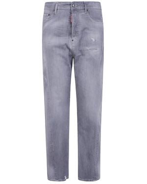 DSquared² Jeans ,Grijs ,Slim-Fit Jeans - Blauw