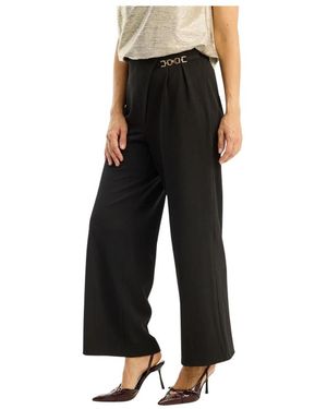 iN FRONT Wide Trousers - Negro