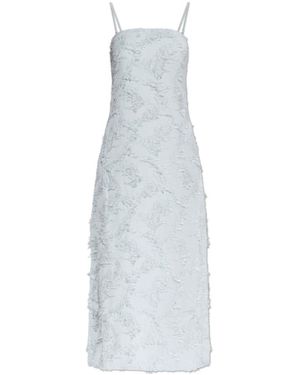 Samsøe & Samsøe Kleedjes ,Blauw ,Polyester Jurk Salazio - Wit