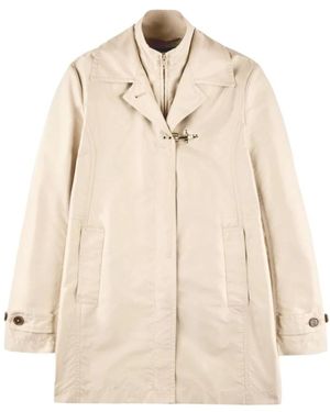 Fay Light Jackets - Natural
