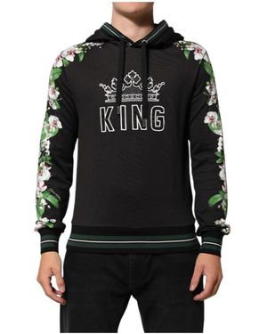 Dolce & Gabbana Hoodies - Black
