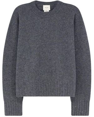Alysi Round-Neck Knitwear - Grey