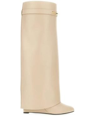 Givenchy Schoenen ,Leer Shark Pinch Boots - Naturel