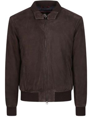 Stewart Bomber Jackets - Brown