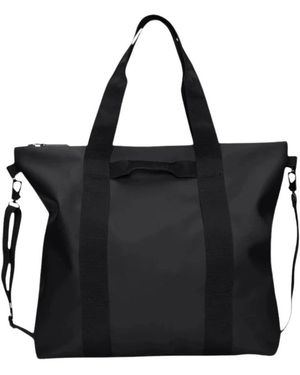 Rains Tote Bags - Black