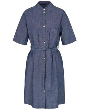 ARMANI EXCHANGE Shirt Dresses - Blue