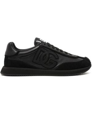 Dolce & Gabbana Cushion Calfskin Sneaker - Schwarz