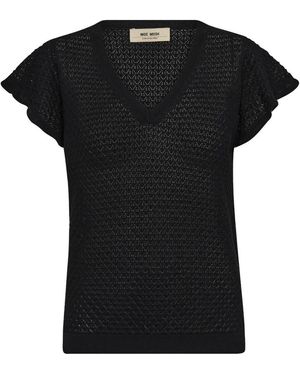Mos Mosh V-Neck Knitwear - Nero