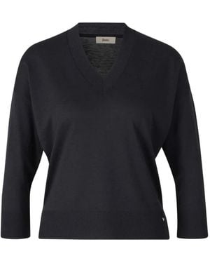 Herno V-Neck Truien - Blauw