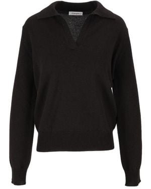 Kangra V-Neck Knitwear - Negro