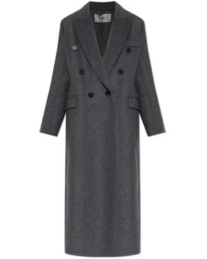 Victoria Beckham Double-Breasted Coats - Black