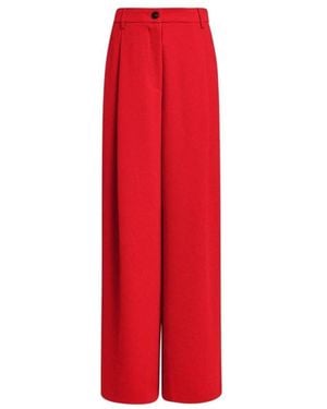 Essentiel Antwerp Wide Trousers - Rojo