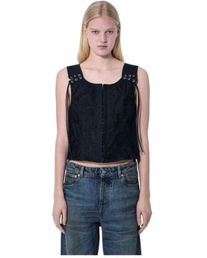 Our Legacy Sleeveless Tops - Black