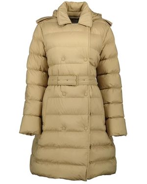 Burberry Jassen ,Lange Pufferjas - Naturel