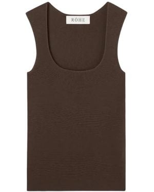 Rohe Sleeveless Tops - Marrón