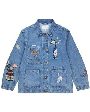 Munthe Denim Jackets - Blue