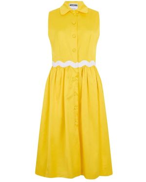 Moschino Shirt Dresses - Yellow