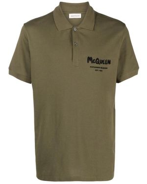 McQueen Polo Shirts - Green
