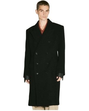 Martine Rose Double-Breasted Coats - Black