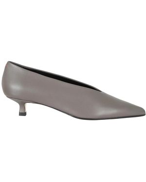 Aeyde Schoenen ,Bruin ,Leer Clara Pomp - Grijs