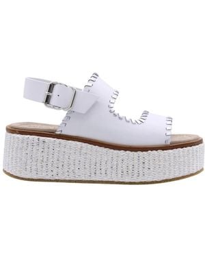 Laura Bellariva Wedges - White