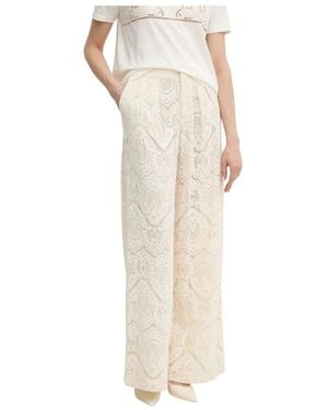 Twinset Wijde Broek - Naturel