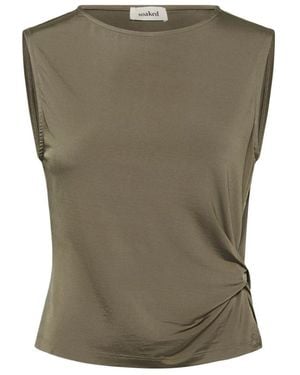 Soaked In Luxury Sleeveless Tops - Verde