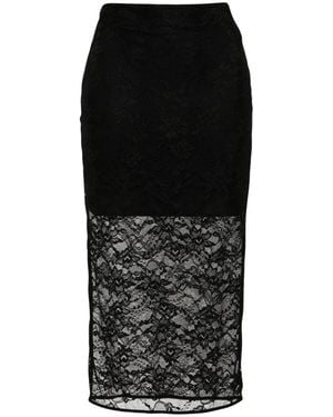 Patrizia Pepe Midi Skirts - Negro