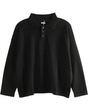Bode Polo Shirts - Negro