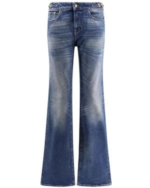 Golden Goose Metal Chain Detail Jeans Made - Blauw