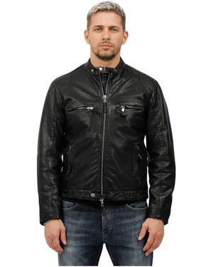 The Jack Leathers Leather Jackets - Black