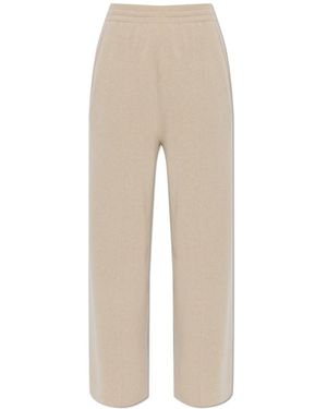 Lanvin Wolbroek Met Rechte Pijpen - Naturel