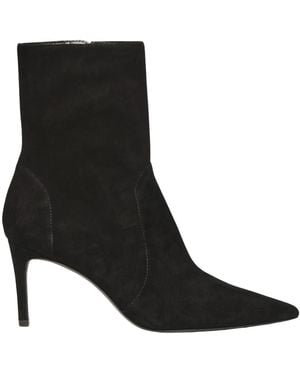 Stuart Weitzman Power Zip 75 - Schwarz