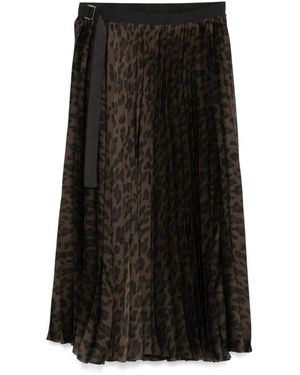 Sacai Midi Skirts - Black