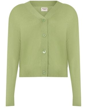 Weekend by Maxmara Truien & Vesten ,Groen ,Wol Cropped Cardigan