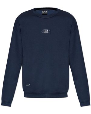 EA7 Sweatshirts &Amp; Hoodies - Blauw
