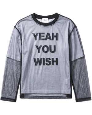 8pm Tops ,Zwart ,Polyester Long Sleeve Top - Grijs