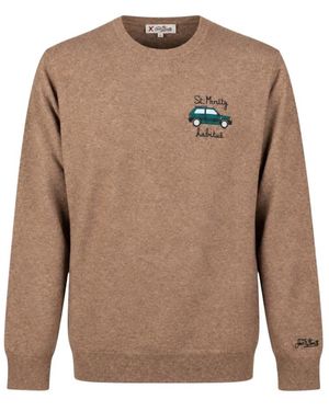 MC2 Saint Barth Round-Neck Knitwear - Brown