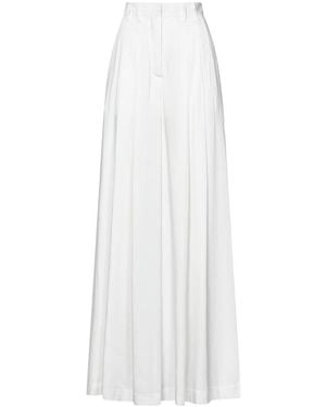 Monot Wide Trousers - White