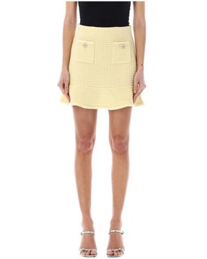 Self-Portrait Short Skirts - Yellow