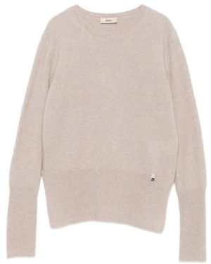 Herno Round-Neck Knitwear - Naturel